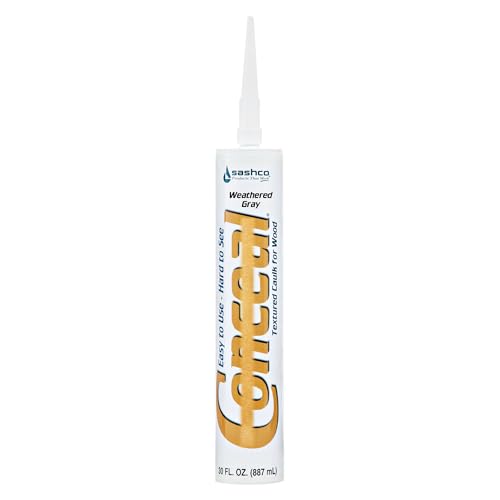 Conceal Textured Wood Caulking, 30 oz Cartridge, Weathered Gray miniatura 2