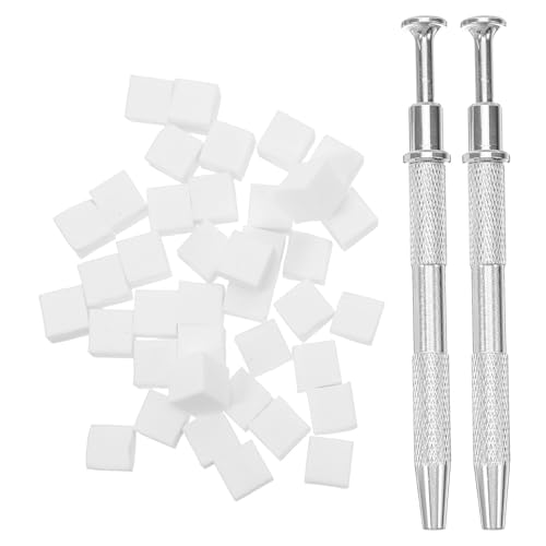 Toyvian 200 Éponges Applicatrices Pour Bijoux Mini-Éponges De Beauté Pour Le Polissage Des Ongles Outil Pour Ramasser Les Billes De Bijoux Outil De Mélange De À Ongles Éponge À