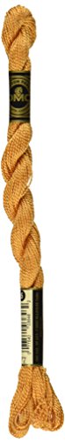 Hilo de algodón perlado color marrón dorado claro DMC miniatura 1