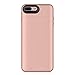 mophie juice pack wireless - Charge Force Wireless Power - Wireless Charging Protective Battery Pack Case for Apple iPhone 8 Plus and 7 Plus - Rose Gold