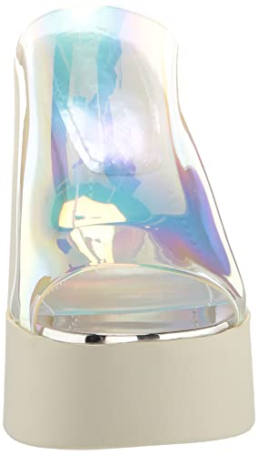 DKNY Women's Pen Wedge Sandal with Clear Strap Flat2