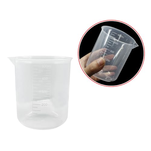 Vasos plásticos medidores 500 ml, pack de 3 miniatura 5