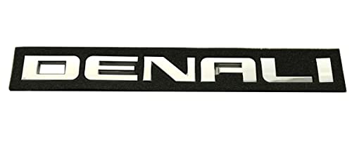 Image of 3pcs Denali Nameplate Emblems Badge Replacement for Gm 07-16 Yukon Sierra Terrain (Chrome)