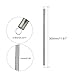 Extended Tension Spring Free Length 300mm Stainless Steel Small Dual Hook Tension Spring for Machinery Construction Industrial(0.5x5x300mm)