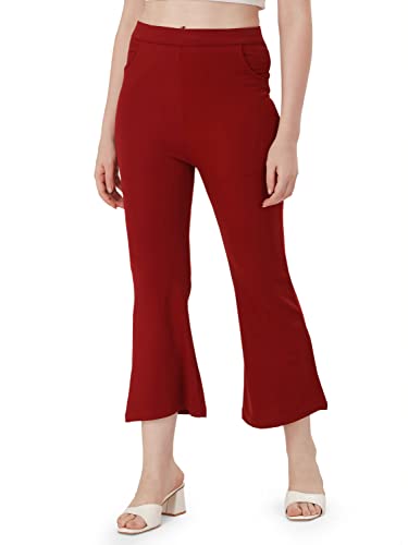 Image of Mehrang Women's Yoga Dress Pants Stretchy Work Slacks Business Casual Office Straight Leg /Boot-Cut Elastic Waist Regular Fit Trouser Pant
