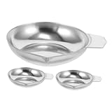 Tofficu 3 Pièces Plateaux De Pesée Électroniques En Acier Inoxydable Pour Bijoux Poudre...