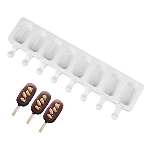 Conjunto de moldes de sorvete Homyl, molde quadrado para sorvete, pequenos moldes de picolé para faz