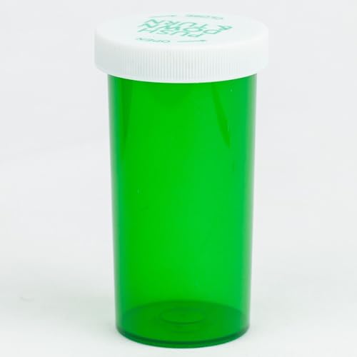 Five Star Supplies Plastic Pill Bottles - 100% Child Resistant Caps - Pill Container Prescription...