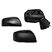 TRQ Mirror Power Manual Folding Textured Black Paint to Match RH Right Passenger Side for 2012-2014 Subaru Impreza / 2013-2014 Subaru XV Crosstrek