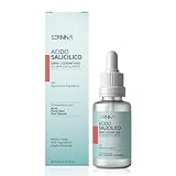 SERININA Acido Salicilico Viso BHA Esfoliante Liquido - Peeling Viso Combatte i Brufoli, i Pori Dilatati e i Punti Neri, Acne - Siero Salicylic Acid - Per Pelli Miste o Grasse