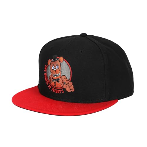 Five Nights At Freddys I Survived Black Flat Bill Baseball Cap