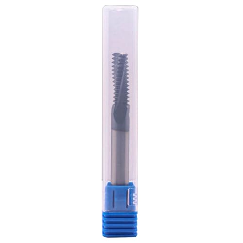 Image of 1 /2-13 UN Solid Carbide Thread Mill - AlCrN Coated, 3 Helical Flute | Thread end Mill, .370 inch Cutting Diameter, 3 /8 inch Shank Diameter, 13 Pitch Length of Cut(1.00), 3-1 /2 inch Overall Length