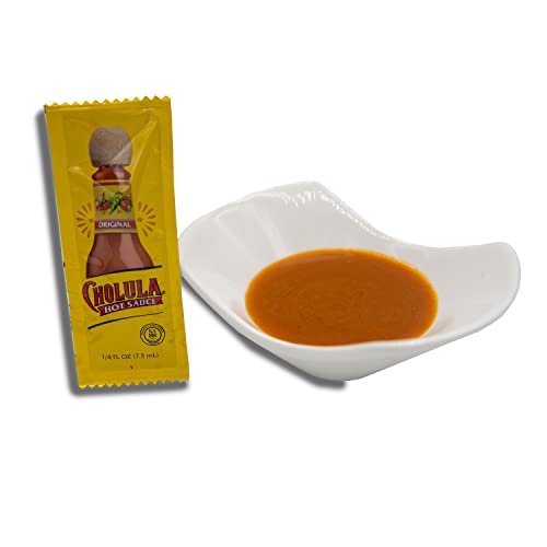 Hot Sauce Packet Bundle - INCLUDES Cholula Original Hot Sauce Packets 25 count - Comes in Despensa Colombiana Bag - Great Addition to Compliment and Spice up Your Dishes!