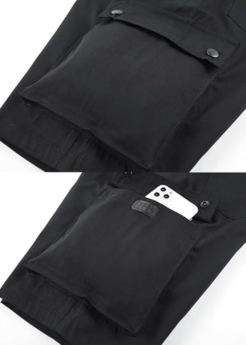 VtuAOL Women's Cargo Shorts Casual Elastic Waist Comfy Relaxed Fit Shorts 7