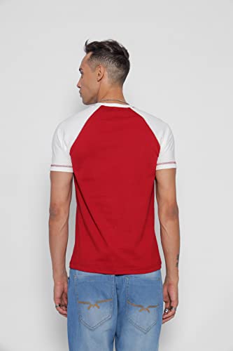Image of Trendy Men's Round Neck T-Shirt Pure Pre Combed Cotton Bio-Washed 3D Print (STM-003)