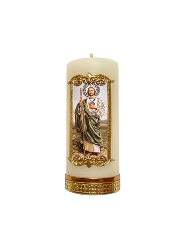 Small San Judas Tadeo Candle Jude The Apostle Money Problems Prayer Cirio Vela de San Juditas