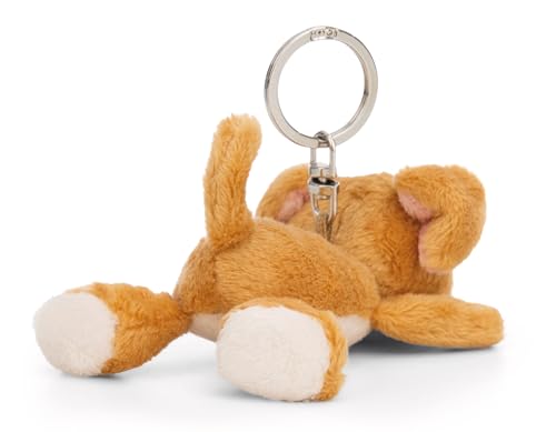 NICI Schlüsselanhänger Hund 10cm - braun - Treuer-Begleiter für Rucksack oder Tasche, Schlüsselhalter für klein und Groß | 62130
