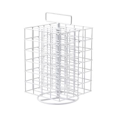White Paint Storage Spinner by Craft Smart - Paint Tower Organizer Holds Up to 48 2oz Bottles - 1 Pack