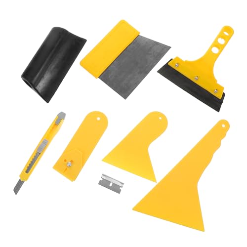 BUGUUYO 1set Car Film Scraper Kit Squeegee for Window Tinting and Bubble Removal Ergonomic Design for Smooth Application Versatile Tools for All Vehicles