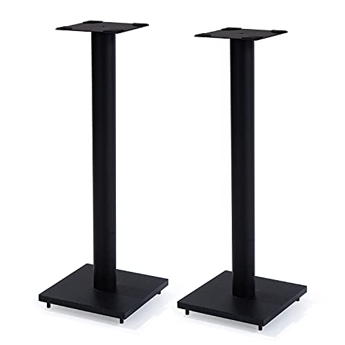 Eximusonepairfixedheightuniversalspeakerfloorstandswithfauxcarbonfiberbaseblack310series Urban Country Home Decor Eximus one pair fixed height universal speaker floor stands with faux carbon fiber base black 310 series urban country home decor