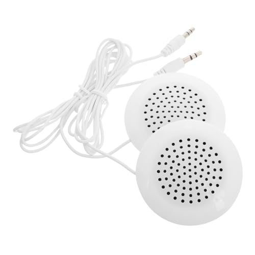 Didiseaon 2 Piezas Mini Altavoz Portátil para Viaje con Jack para Almohada Diseño Compacto y Cable de Audio para Dormitorio Oficina y Móvil de Unidades