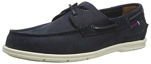 Sebago Naples Nbk, Náuticos Hombre, Azul (Blue Navy 908), 39 EU