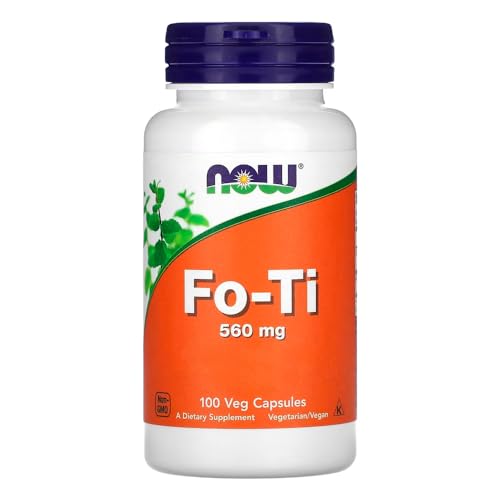 Fo-Ti 560mg (He Shou Wu) Now Foods 100Veg Caps Importado