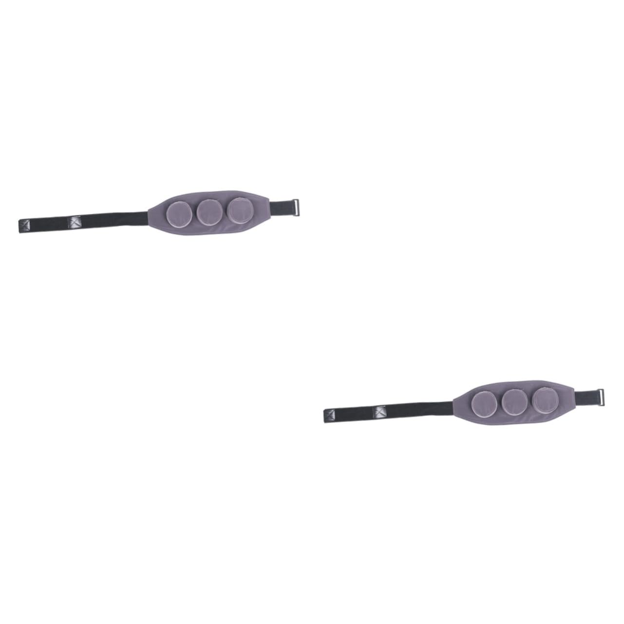 Homoyoyo 2 Pcs Cotton Moxa Purifier Cover Moxibustion Cloth Cover 3 Pockets Adjustable Belt Heat-accumulating Friction-Resistant