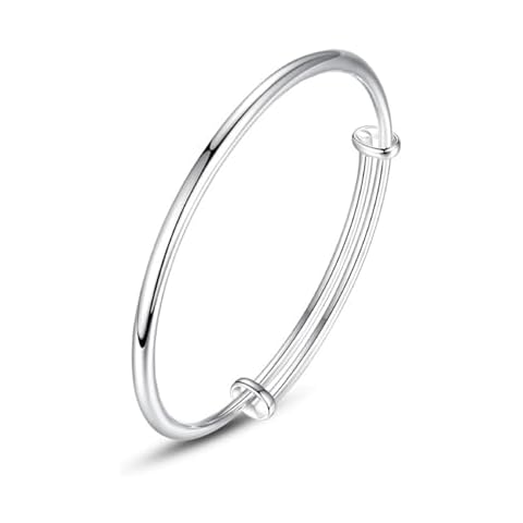 Sterling Silver Adjustable Bangle Bracelet Cover