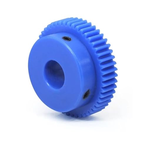 Cylindrical Drive 1pcs 2 Module Plastic Step Cylindrical Gear 2M 50T 60T 80T 100T 120T Spur Gear with Step 15mm Bore Straight Teeth Gear Rack Machinery(50 Teeth)