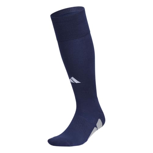 adidas Utility All Sport Socks for Men, Women, Youth Boys and Girls, 1-Pack, Team Navy Blue/White/2, Large