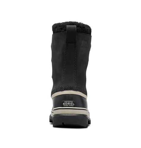 Image of Sorel Men's CARIBOU WP, Black /Dark Stone, 7.5