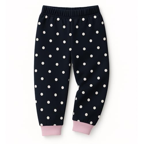 Image of EIO Unisex Cotton Pajama Pants for Boys & Girls Combo Pack | Kids & Baby Soft Sleepwear Pyjamas Combo Pack | Toddler Breathable Nightwear Bottoms