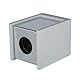 V-TAC VT-860 1Xgu10 Grau Beton Quadrat Metall Trockenbau Oberfläche mit Chromboden