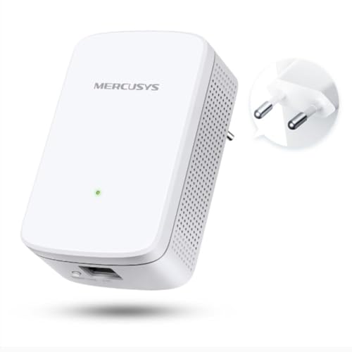 Mercusys TP-Link ME10 Ripetitore Wireless WiFi Extender e Access Point, Velocità Single Band 300Mbps, Porta LAN, Potenzia la tua Copertura Wi-Fi, Compatibile con Modem Router - Powerline - Immagine 1
