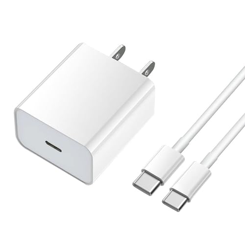 Image of Original 20 Watt Adapter Charger Compatible with iPhone 15 /15 pro /15 pro max /Type C to C Cable (Adapter and Cable)