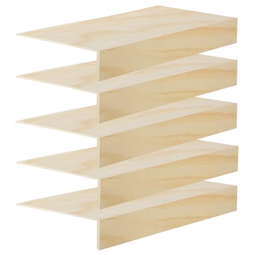 5 Pack Wooden Shelf Covers 35 x 16 Inch,Wire Rack Covers for Pantry Wood Shelf Liners-0.2 inch Thick,Weight Pantry Shelf Cover Removable Wood Shelves Covering for Closet Kitchen Pantry Bathroom