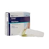 Cardinal Health Wings Baby Baby Diaper Size 4 / Large, 22 to 35 lbs. 80038A, 192 Ct