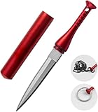 Jucasuy Baseball Shape Metal Letter Opener Office Letter Opener Knife Metal Plated Envelope Opener Ergonomic Grip Handle Practical Ornamental Letter Opening Tool