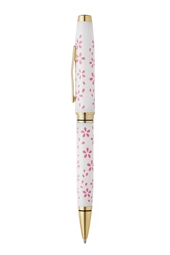 Image of Cross Coventry Zodiac Year of the Snake Pearl White Lacquer Rollerball Pen with Polished Chrome Appointments - Refillable, Luxury Gift Box