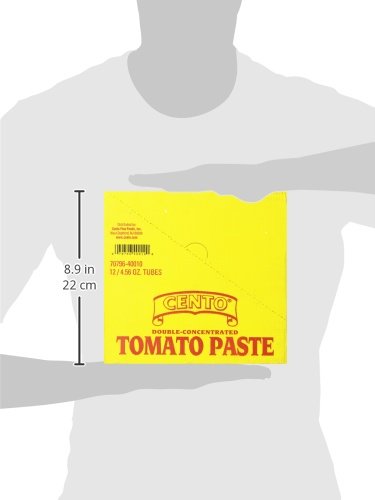 Miniatura 3 de Cento Pasta de tomate, tubo de 4.56 onzas (paquete de 12)