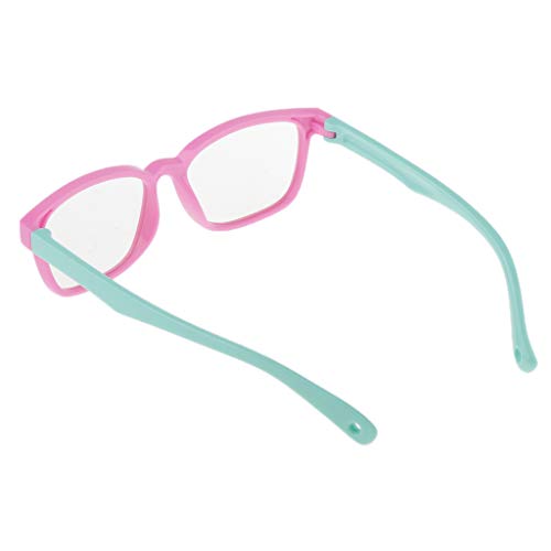 lahomia Kinder Blaulichtfilter Brille - PC Gaming Brille - Computerbrille - Anti Müdigkeit - Anti blaulicht - Rosa + Grün Cover