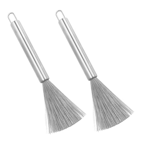 HEALLILY High Density Pot Cleaner Dish Scrubber Brush Kitchen Scrubber Brush Stainless Steel