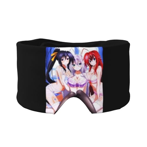 ハイスクールd×d アイマスク スリーピングアイマスク オールインクルーシブ アイマスク 耳当て 遮光 目隠し 安眠グッズ 圧迫感なし 丸洗い 暖かい 快適 軽量 通気性 収納便利 仮眠 ク昼寝 オフィス 飛行機 旅行用 男女兼用 1枚