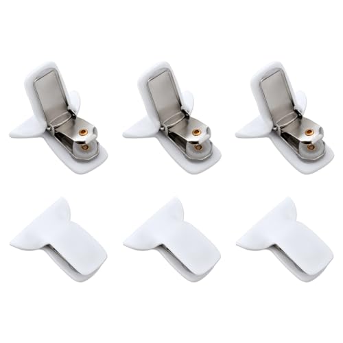 NQEUEPN 6pcs Clips de Couette pour Couette à l'Intérieur, Clips Rembourrés Couette Attaches de Couverture Maintien Solide Clips de Couette Boutons-Pression...