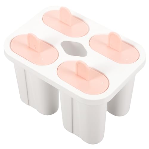 Molde para paletas de hielo de silicona con tapa colorida miniatura 7