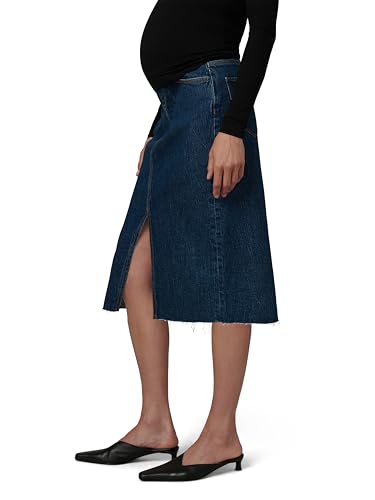 Joe's Jeans Women's The Joplin Maternity Denim Knee Length Skirt, Baby Steps, 26