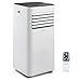 SereneLife Portable Conditioner, 8000 BTU 3-in-1 Compact Standing Air Conditioner for Rooms Up to 300 Sq. Ft., Energy Efficient Floor AC Unit with Remote Control, Universal Casters, Window Mount Kit