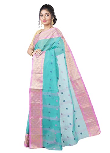 Image of Woven Tangail Pure Cotton Saree