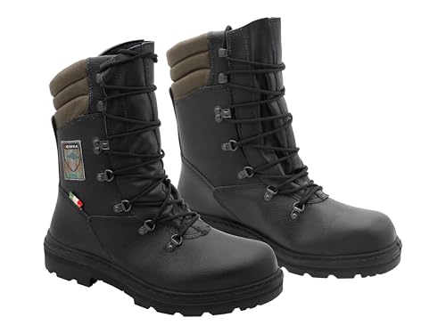 COFRA Schnittschutz-Stiefel CHAIN BOLE Sicherheitsstiefel mit Sägeschutz für Motorsäge Forst Level 2 Stahlkappe Größen 40-47 (42, EU Schuhgrößensystem, Erwachsene, Herren, Numerisch, X-Weit, 42)